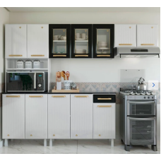 COZINHA AÇO TOPAZIO MICROONDAS PRETA TELASUL