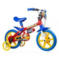 BICICLETA A12 MASC VERME/AZUL/AMARE