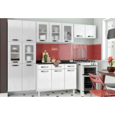 COZINHA AÇO COMPACTA 04 RUBI BRANCA TELESUL