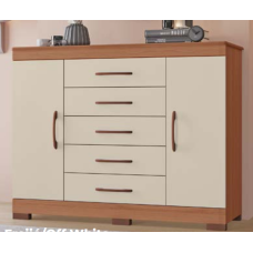 COMODA ELEGANTE 2 PORTAS 4 GAVETAS 