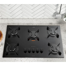 FOGAO COOKTOP ATLAS UTOP 5Q PRETO