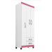 ROUPEIRO 3P MODENA BRANCO AZUL ROSA