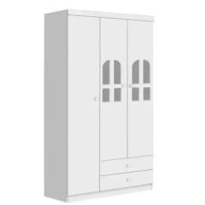 ROUPEIRO INFANTIL 3P ALIVIN BRANCO